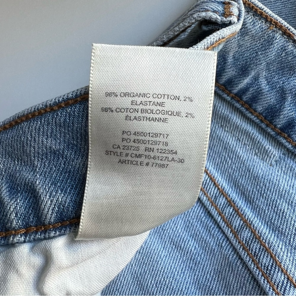 Aritzia Denim Forum Yoko High Rise Slim Size 24 - Picture 8 of 8